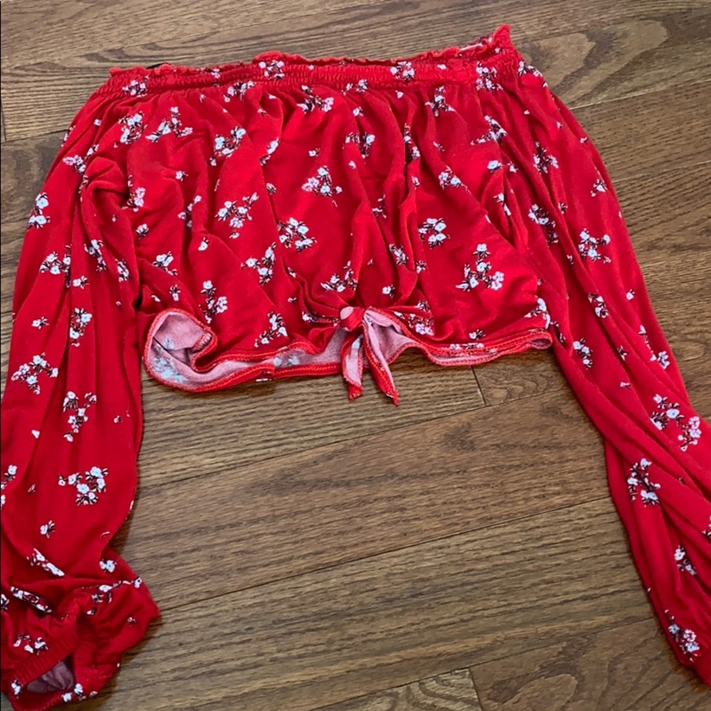 Long Sleeve Crop Top